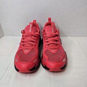 Puma Hot Pink Mesh & Synthetic Low-Top Sneakers